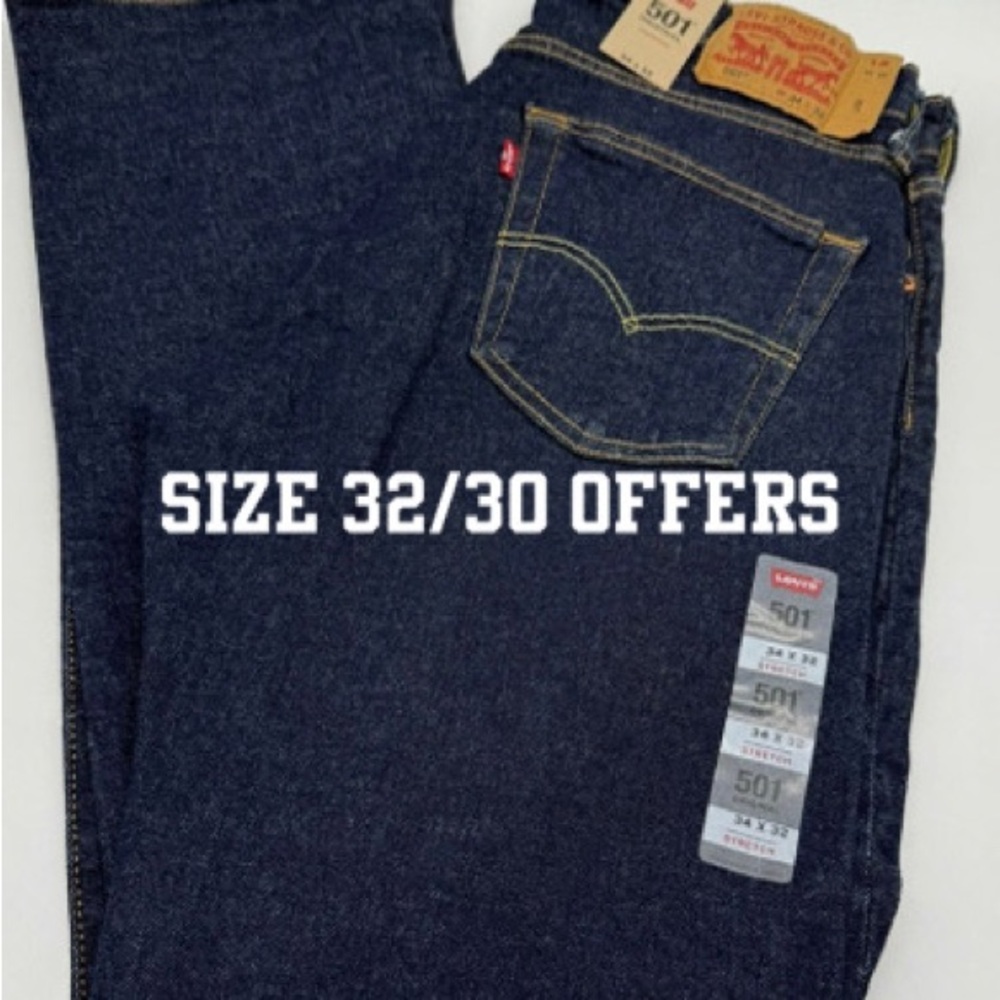 Levi's Blue Straight Jeans Classic Style